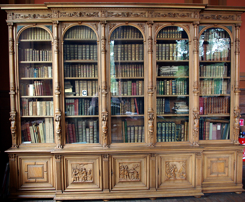 Deux armoires bibliothèques monumentales