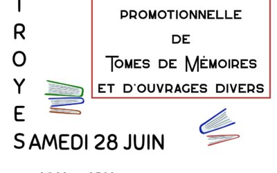 Vente promotionnelle d’ouvrages de la Société académique le 28 juin 2025